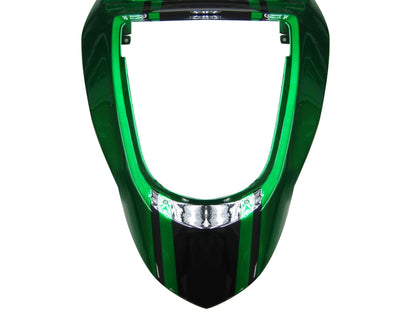 Amotopart 2003-2004 Kawasaki ZX6R Cladding Multi Green & Black Kit