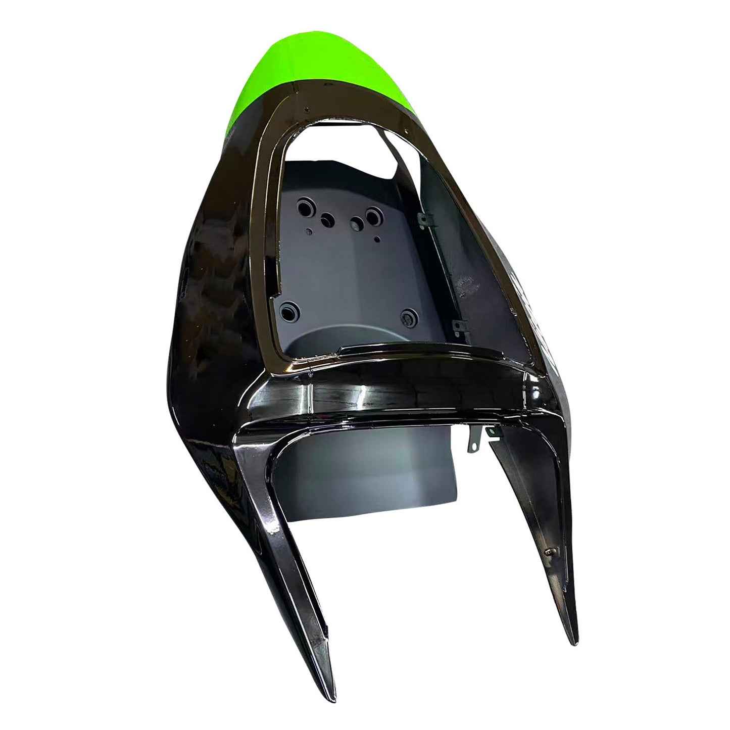 Amotopart 2003-2004 Kawasaki ZX6R Cladding Green & Black Kit