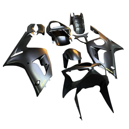 Amotopart 2003-2004 Kawasaki ZX6R 636 Kit di rivestimento nero con logo d'oro