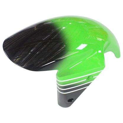 Amotopart 2003-2004 Kawasaki ZX6R 636 kit di rivestimento verde nero