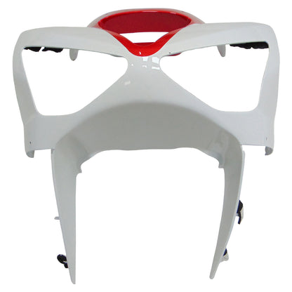 Amotopart 2003-2004 Kawasaki ZX6R 636 Kit di paura bianco rosso