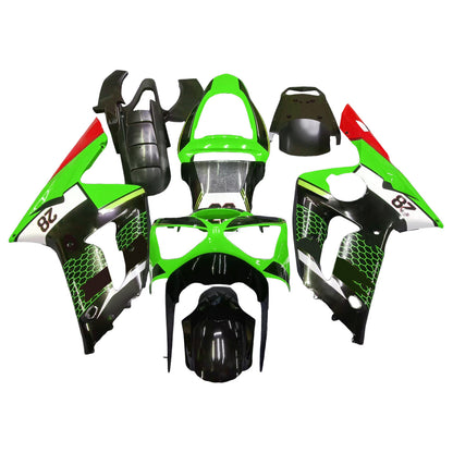 Amotopart Kawasaki ZX6R 636 2003-2004 Kit Carena Carrozzeria Plastica ABS