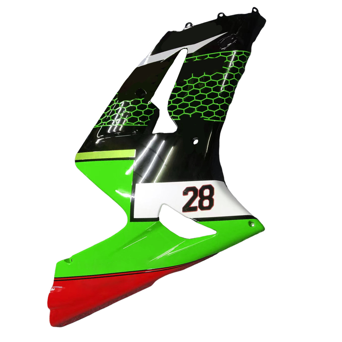 Amotopart Kawasaki ZX6R 636 2003-2004 Kit Carena Carrozzeria Plastica ABS