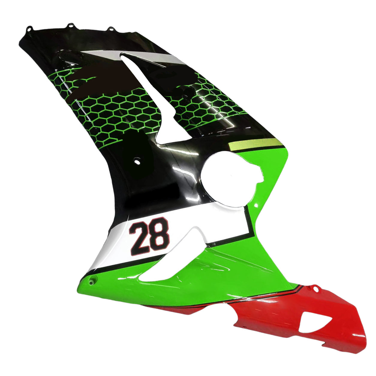 Amotopart Kawasaki ZX6R 636 2003-2004 Kit Carena Carrozzeria Plastica ABS