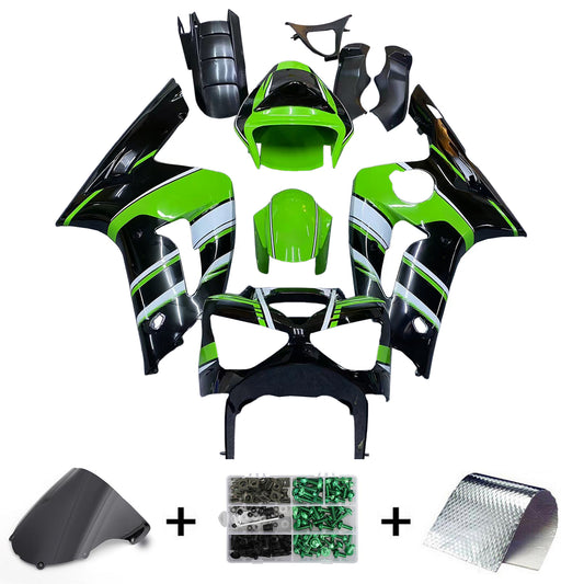 Amotopart Kawasaki ZX6R 636 2003-2004 Kit Carena Carrozzeria Plastica ABS
