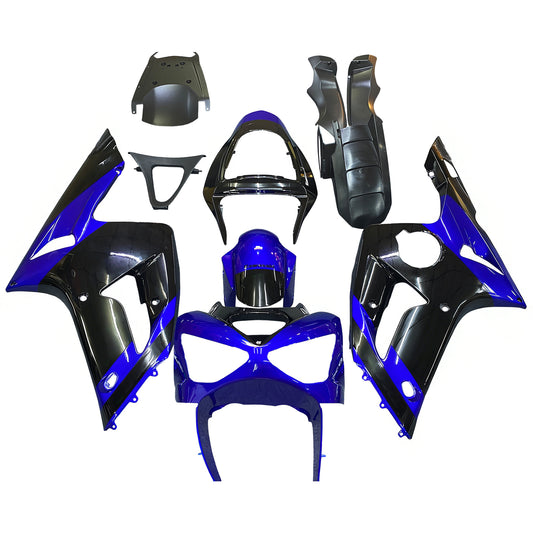Amotopart Kawasaki ZX6R 636 2003-2004 Kit Carena Carrozzeria Plastica ABS