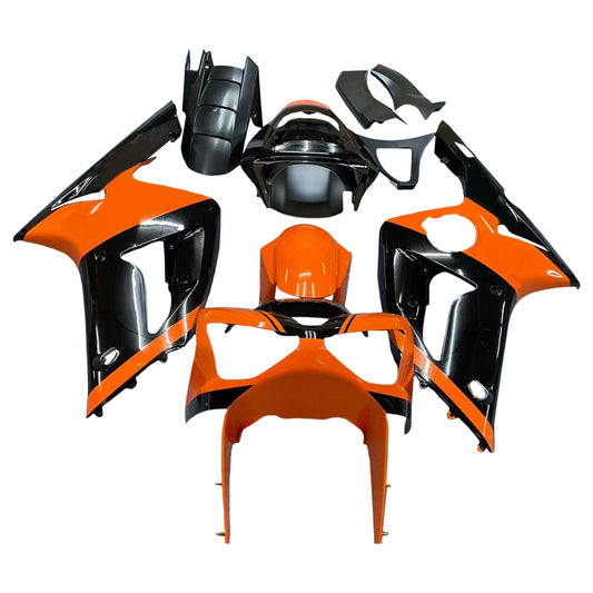 Amotopart Kawasaki ZX6R 636 2003-2004 Kit Carena Carrozzeria Plastica ABS