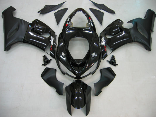 Carene 2005-2006 Kawasaki ZX6R 636 Nero ZX6R Racing Generico