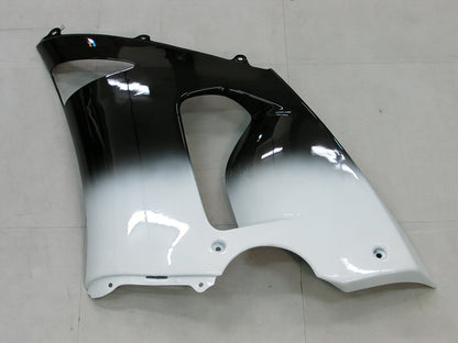 Carene 2005-2006 Kawasaki ZX6R 636 Nero Bianco West ZX6R Racing Generico