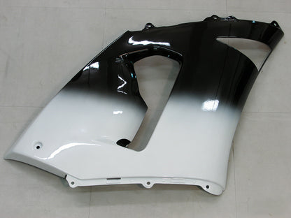 Carene 2005-2006 Kawasaki ZX6R 636 Nero Bianco West ZX6R Racing Generico