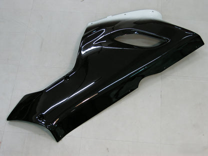 Carene 2005-2006 Kawasaki ZX6R 636 Nero Bianco West ZX6R Racing Generico