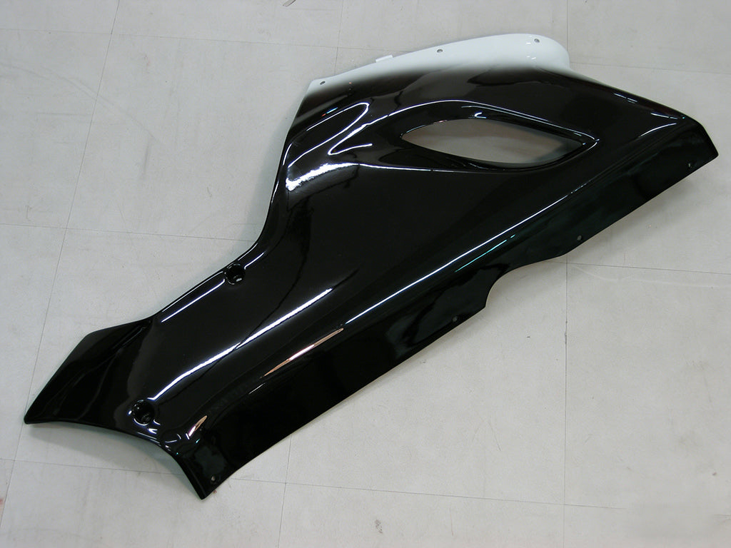 Carene 2005-2006 Kawasaki ZX6R 636 Nero Bianco West ZX6R Generico