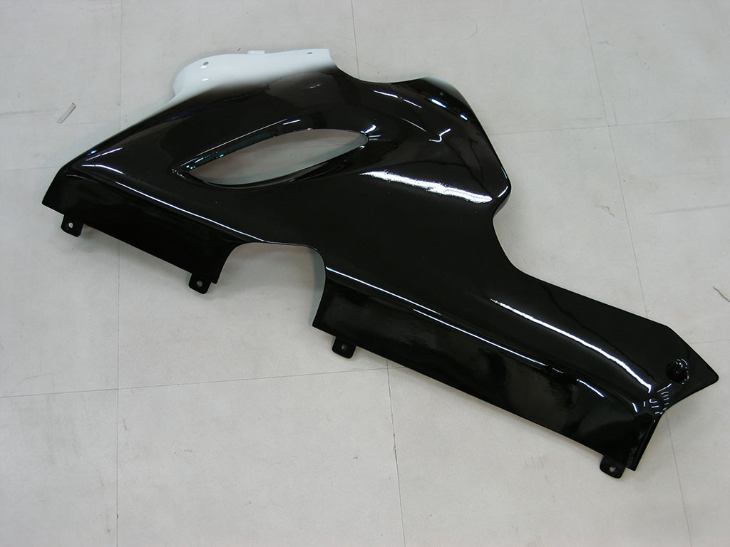 Carene 2005-2006 Kawasaki ZX6R 636 Nero Bianco West ZX6R Racing Generico