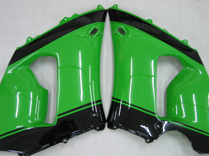 Carenature 2005-2006 Kawasaki ZX6R 636 Verde Nero No.14 ZX6R Generico
