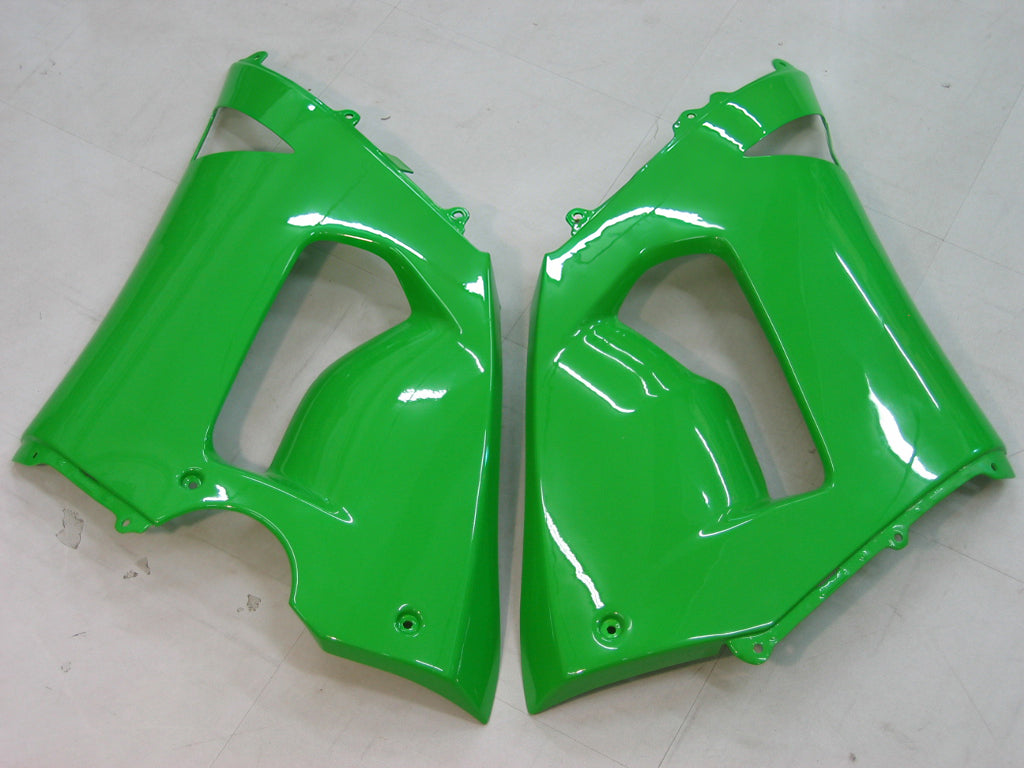 Carene 2005-2006 Kawasaki ZX6R 636 Verde Nero Ninja Generico