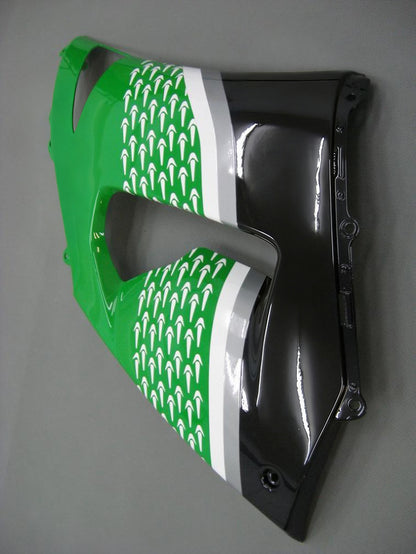 Carene 2005-2006 Kawasaki ZX6R 636 Verde Nero No.56 Nakano Generico