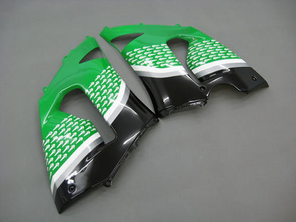Carene 2005-2006 Kawasaki ZX6R 636 Verde Nero No.56 Nakano Racing Generico