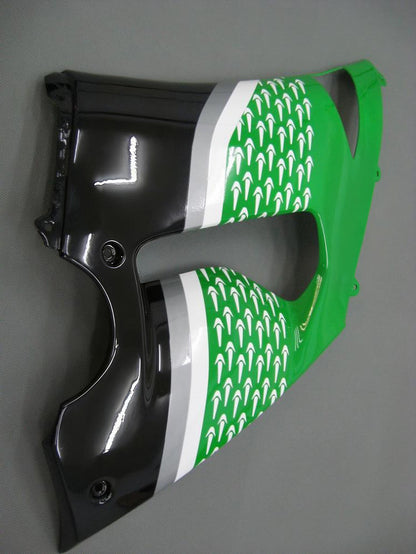 Carene 2005-2006 Kawasaki ZX6R 636 Verde Nero No.56 Nakano Racing Generico