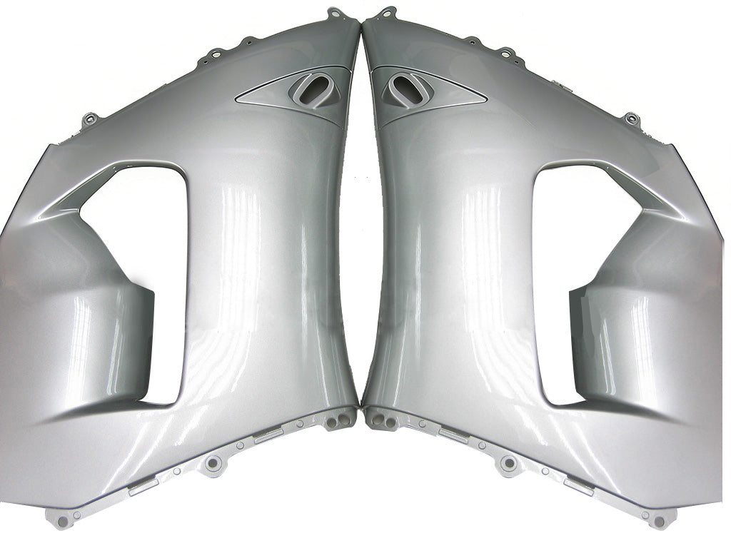 Carene 2005-2006 Kawasaki ZX6R 636 Argento Nero Ninja Generico