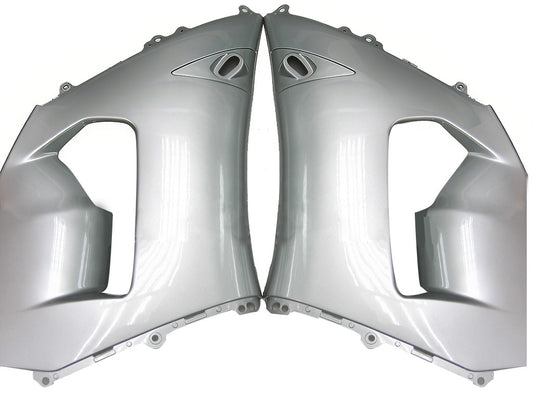 Carene 2005-2006 Kawasaki ZX6R 636 Argento Nero Ninja Generico