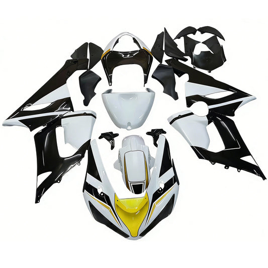 Carene 2005-2006 Kawasaki ZX6R 636 Nero Bianco Giallo Playboy Racing Generico