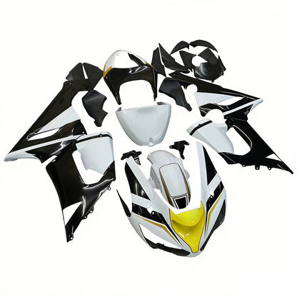 Carene 2005-2006 Kawasaki ZX6R 636 Nero Bianco Giallo Playboy Generico