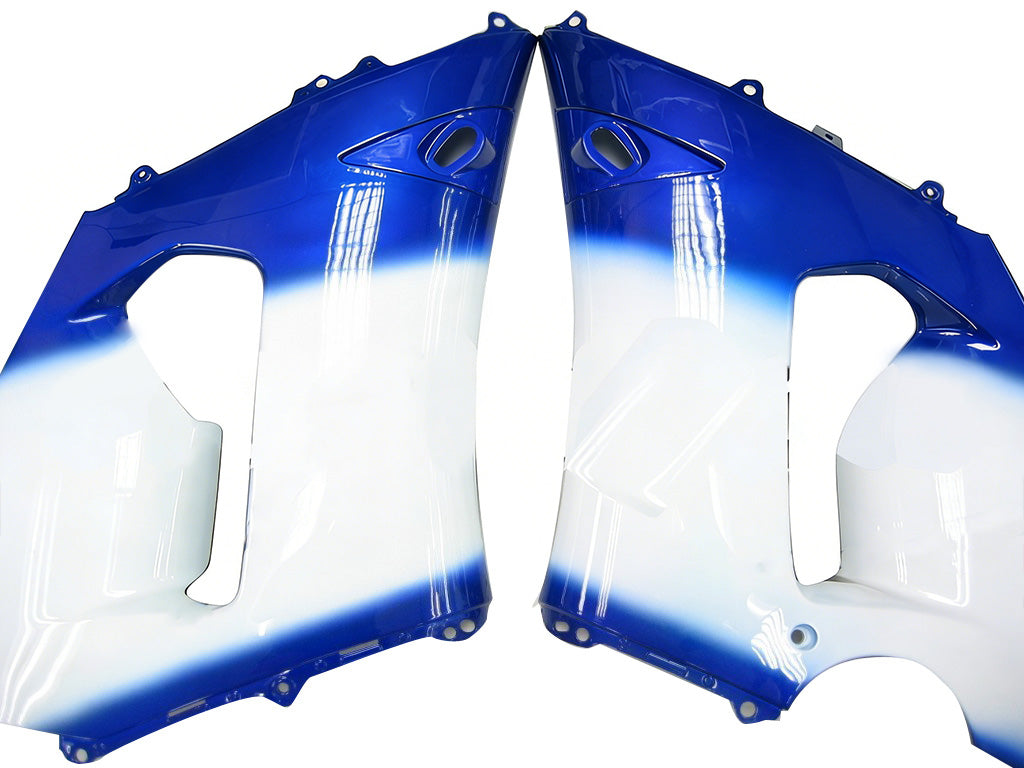 Carene 2005-2006 Kawasaki ZX6R 636 Blu Bianco West Generico