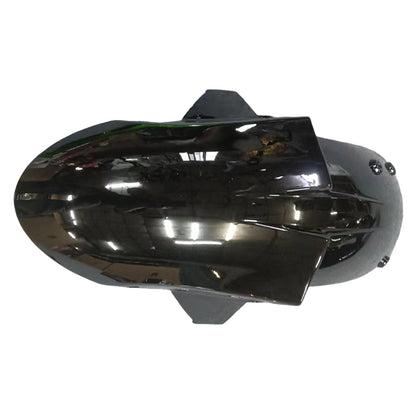 Carene 2005-2006 Kawasaki ZX6R 636 Black & Green Flame Ninja Generico