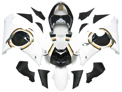Carene 2005-2006 Kawasaki ZX6R 636 Nero Bianco Lucky Strike Ninja Racing Generico