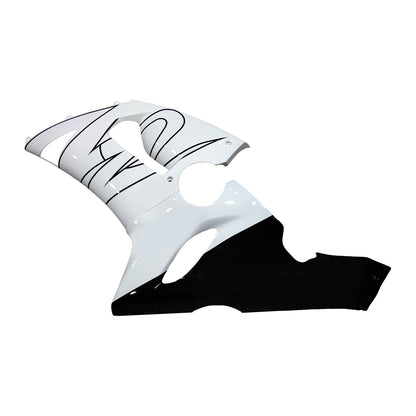 Carene 2005-2006 Kawasaki ZX6R 636 Bianco Nero Corona Racing Generico