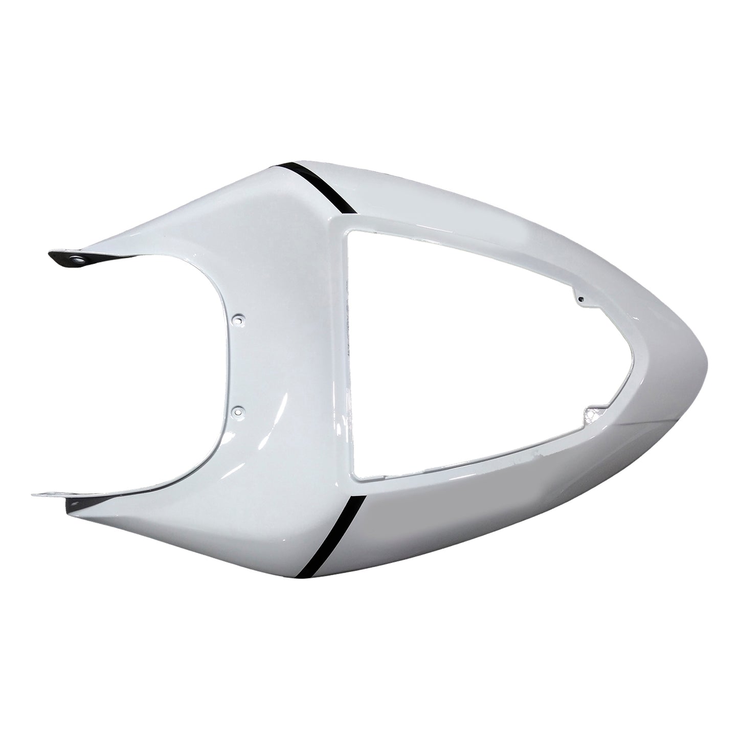 Carene 2005-2006 Kawasaki ZX6R 636 Bianco Nero Corona Generico