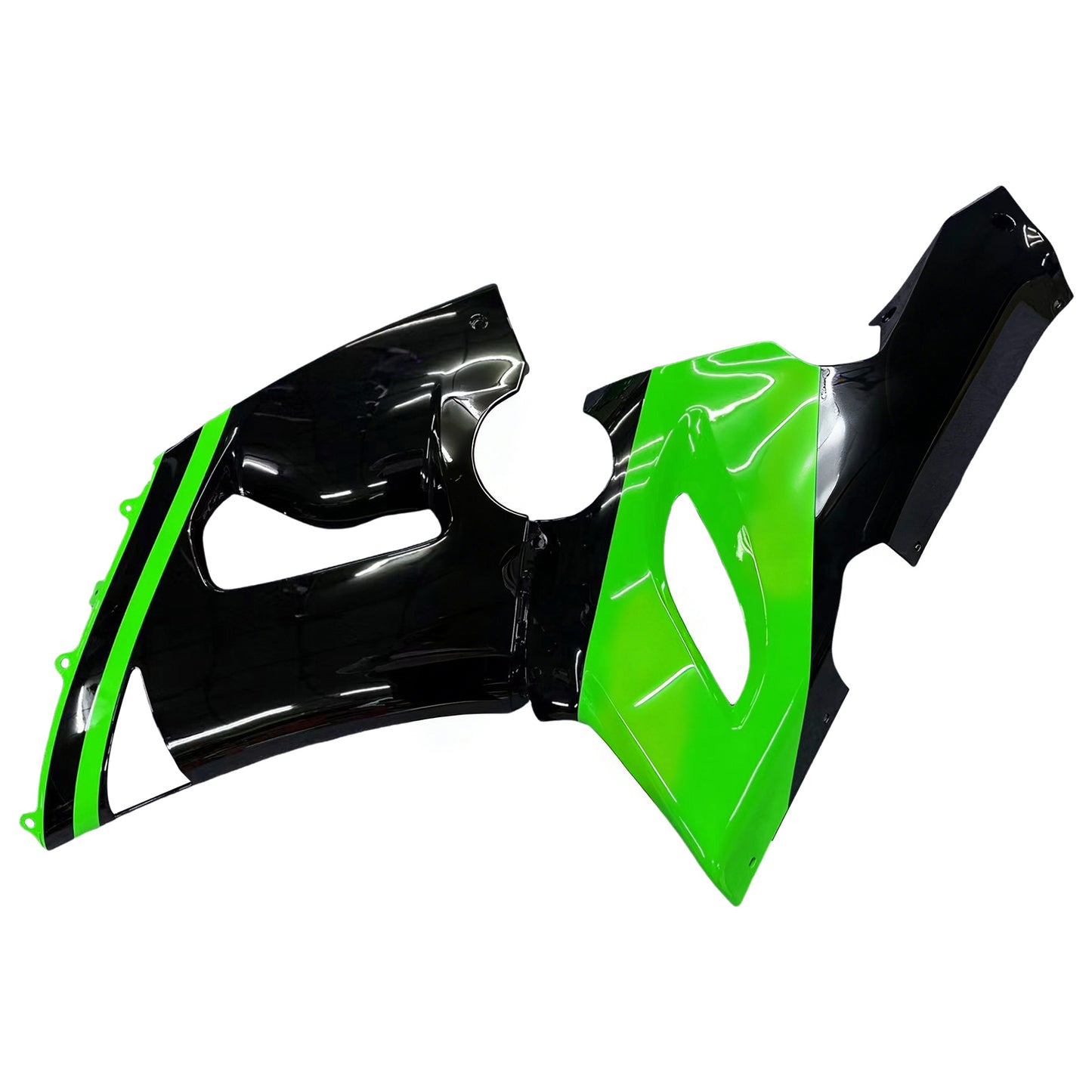 Carene 2005-2006 Kawasaki ZX6R 636 Verde Nero Kawasaki Generic