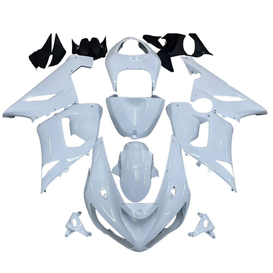 Carene 2005-2006 Kawasaki ZX6R 636 Bianco ZX6R Ninja Racing Generico
