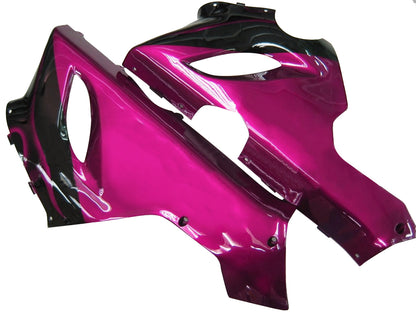Carene 2005-2006 Kawasaki ZX6R 636 Black &  Purple Flame Ninja Racing Generico