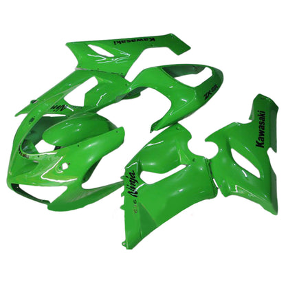 Carene 2005-2006 Kawasaki ZX6R ZX636 Verde Ninja Generico