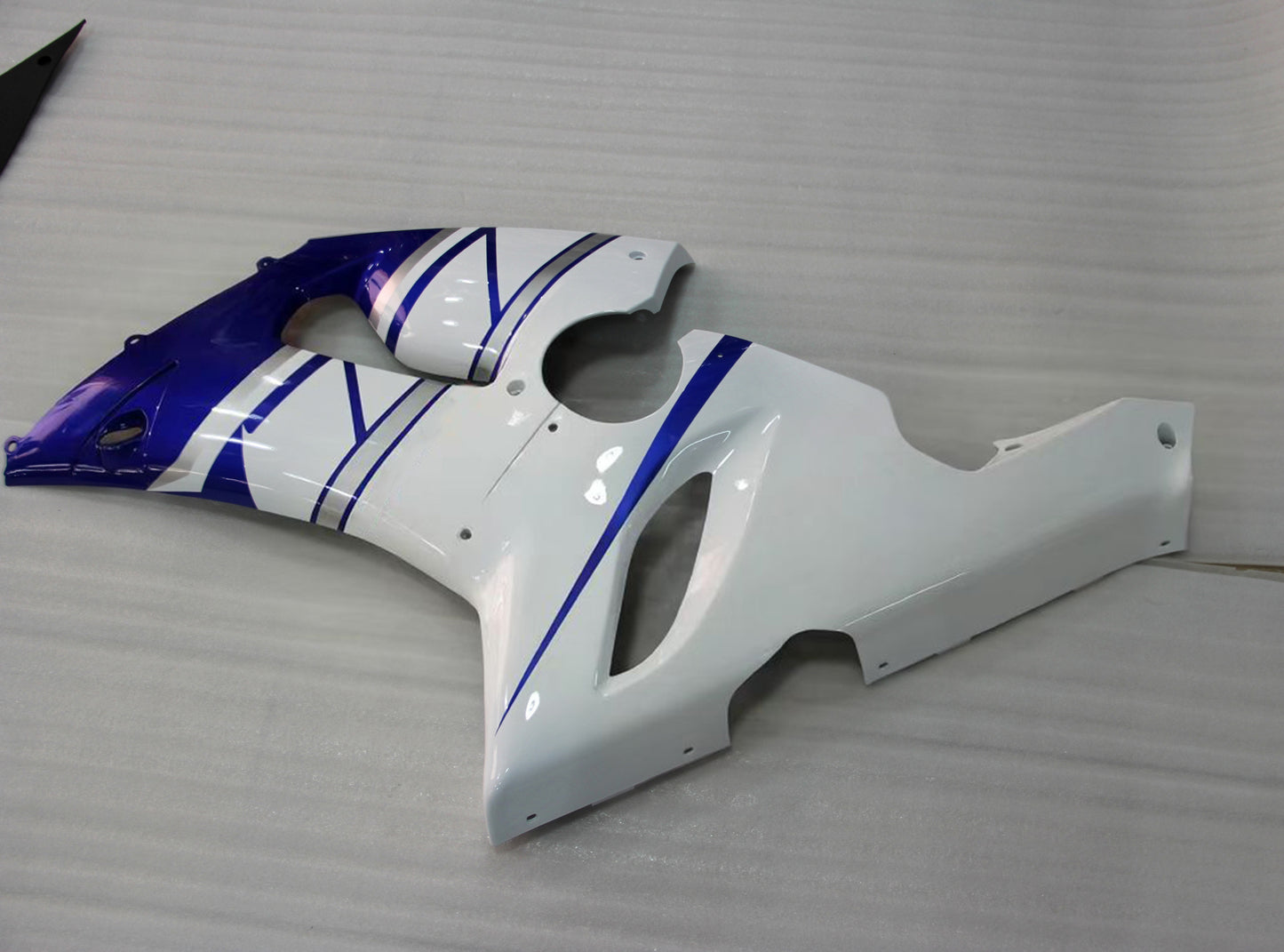 Carene 2005-2006 Kawasaki ZX6R ZX636 Blu Bianco FIAT Racing Generico