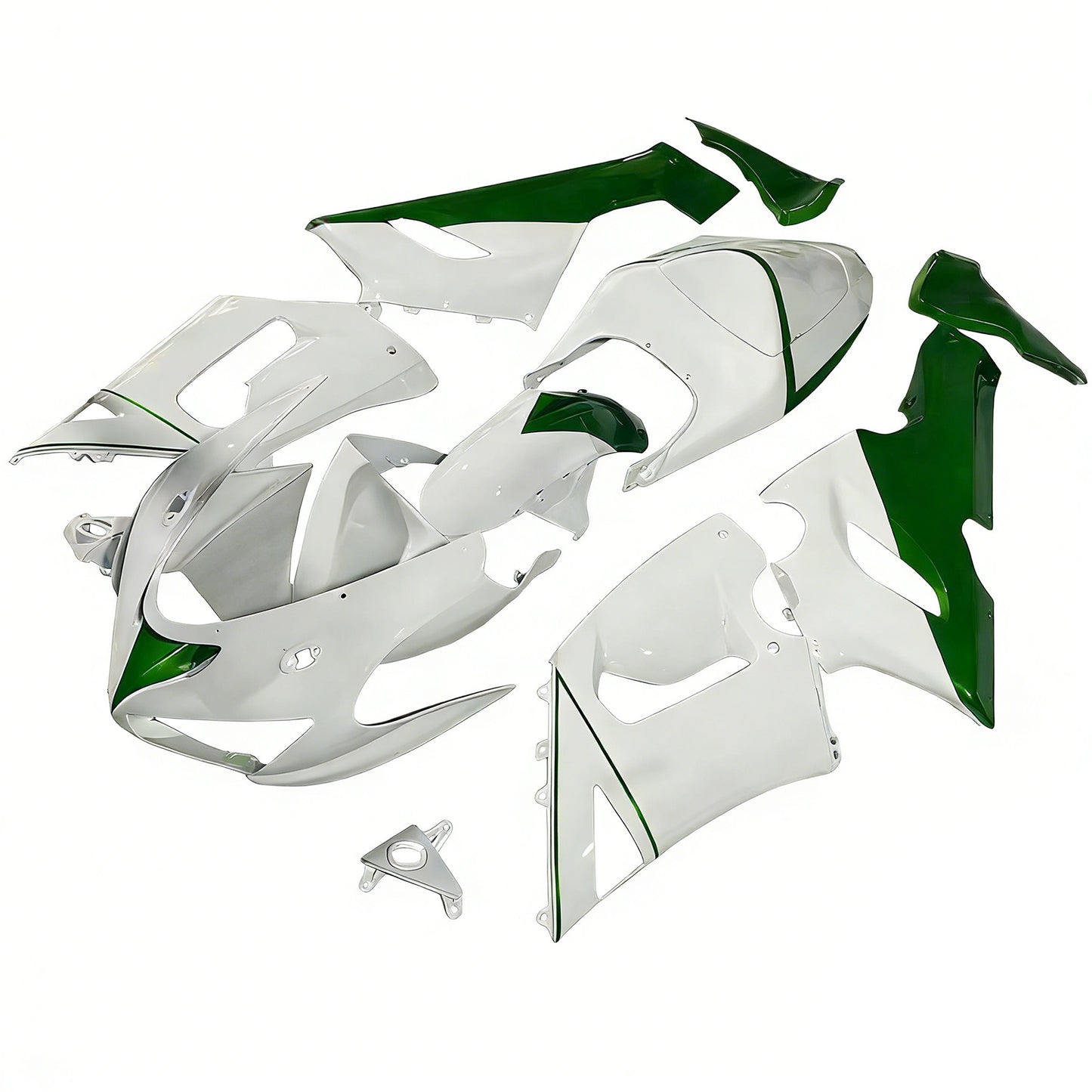 Amotopart Kawasaki ZX6R 636 2005-2006 Kit Carena Carrozzeria Plastica ABS