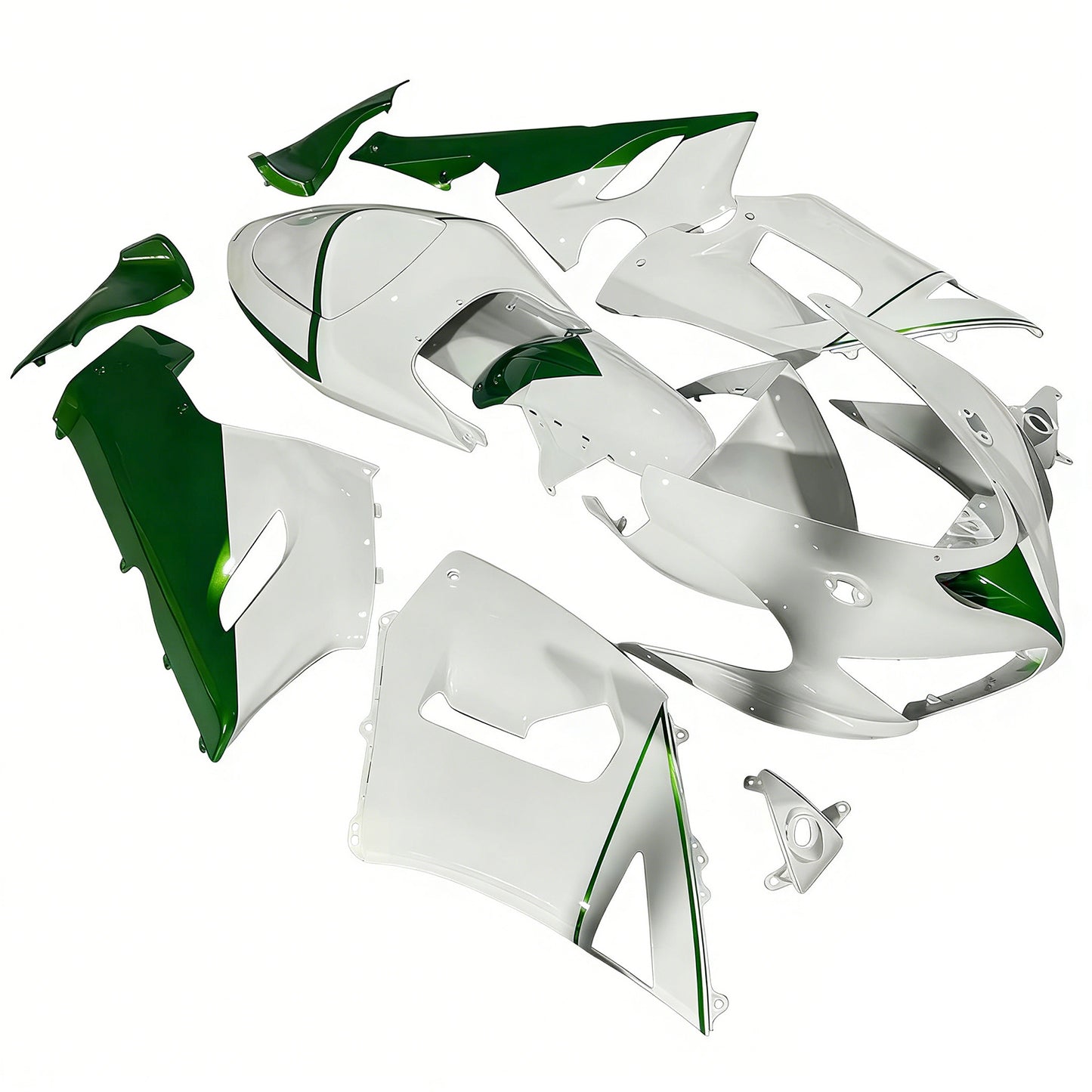 Amotopart Kawasaki ZX6R 636 2005-2006 Kit Carena Carrozzeria Plastica ABS