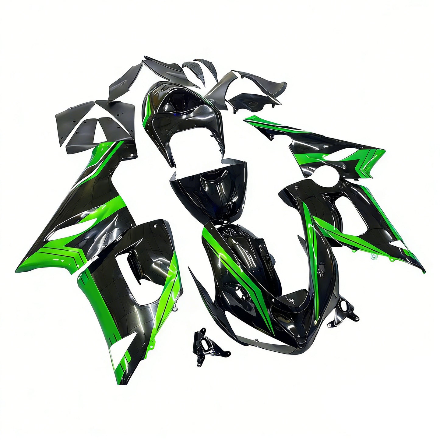 Amotopart Kawasaki ZX6R 636 2005-2006 Kit Carena Carrozzeria Plastica ABS