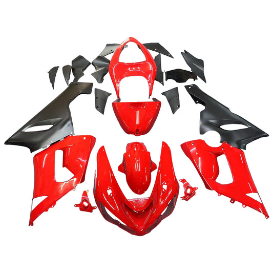 Amotopart Kawasaki ZX6R 636 2005-2006 Kit Carena Carrozzeria Plastica ABS