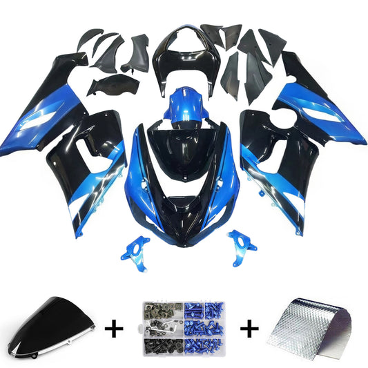 Amotopart Kawasaki ZX6R 636 2005-2006 Kit Carena Carrozzeria Plastica ABS