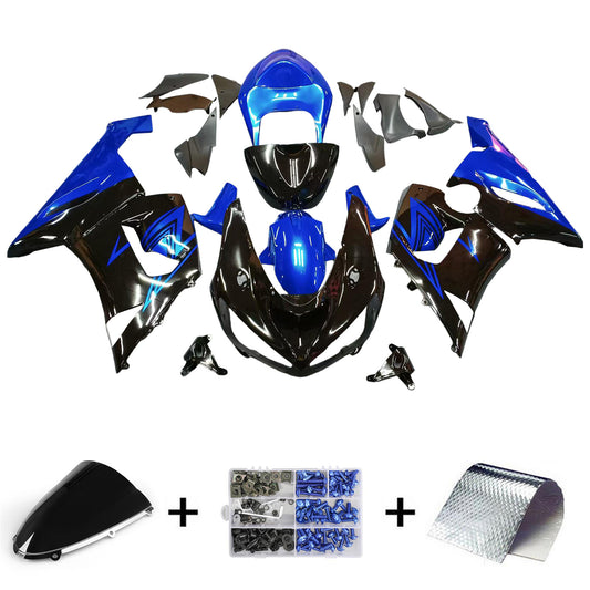 Amotopart Kawasaki ZX6R 636 2005-2006 Kit Carena Carrozzeria Plastica ABS