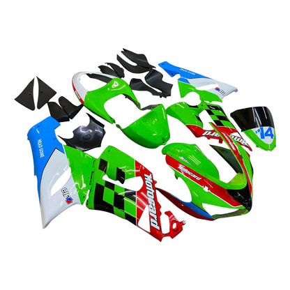Amotopart Kawasaki ZX6R 636 2005-2006 Kit Carena Carrozzeria Plastica ABS