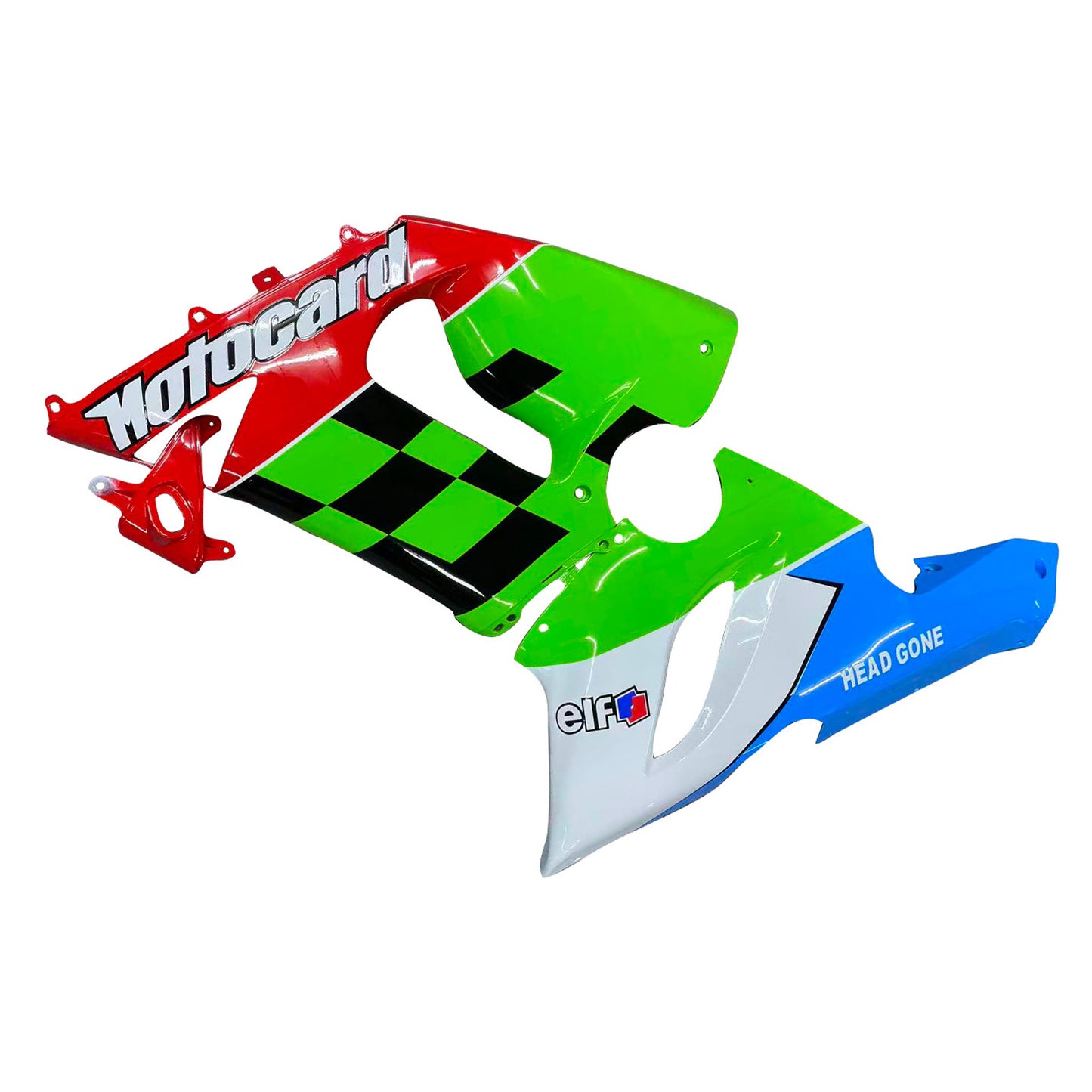 Amotopart Kawasaki ZX6R 636 2005-2006 Kit Carena Carrozzeria Plastica ABS