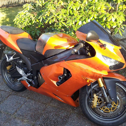 Amotopart Kawasaki 2005-2006 ZX6R 636 Kit di rivestimento arancione