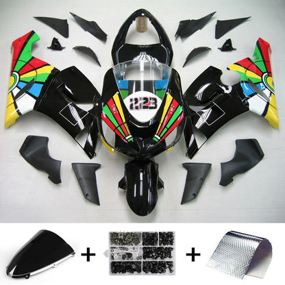 Amotopart Kawasaki 2005-2006 ZX6R 636 Kit colorato di rivestimento Playboy
