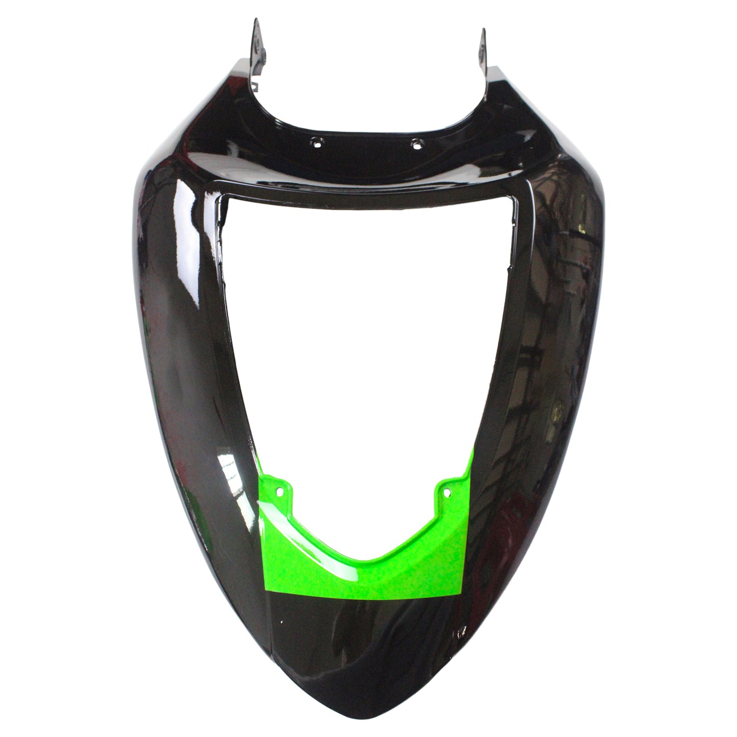 Amotopart Kawasaki 2005-2006 ZX6R 636 Black Mix Green Fearing Kit