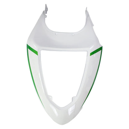 Amotopart Kawasaki 2005-2006 ZX6R 636 White Mix Green Fearing Kit