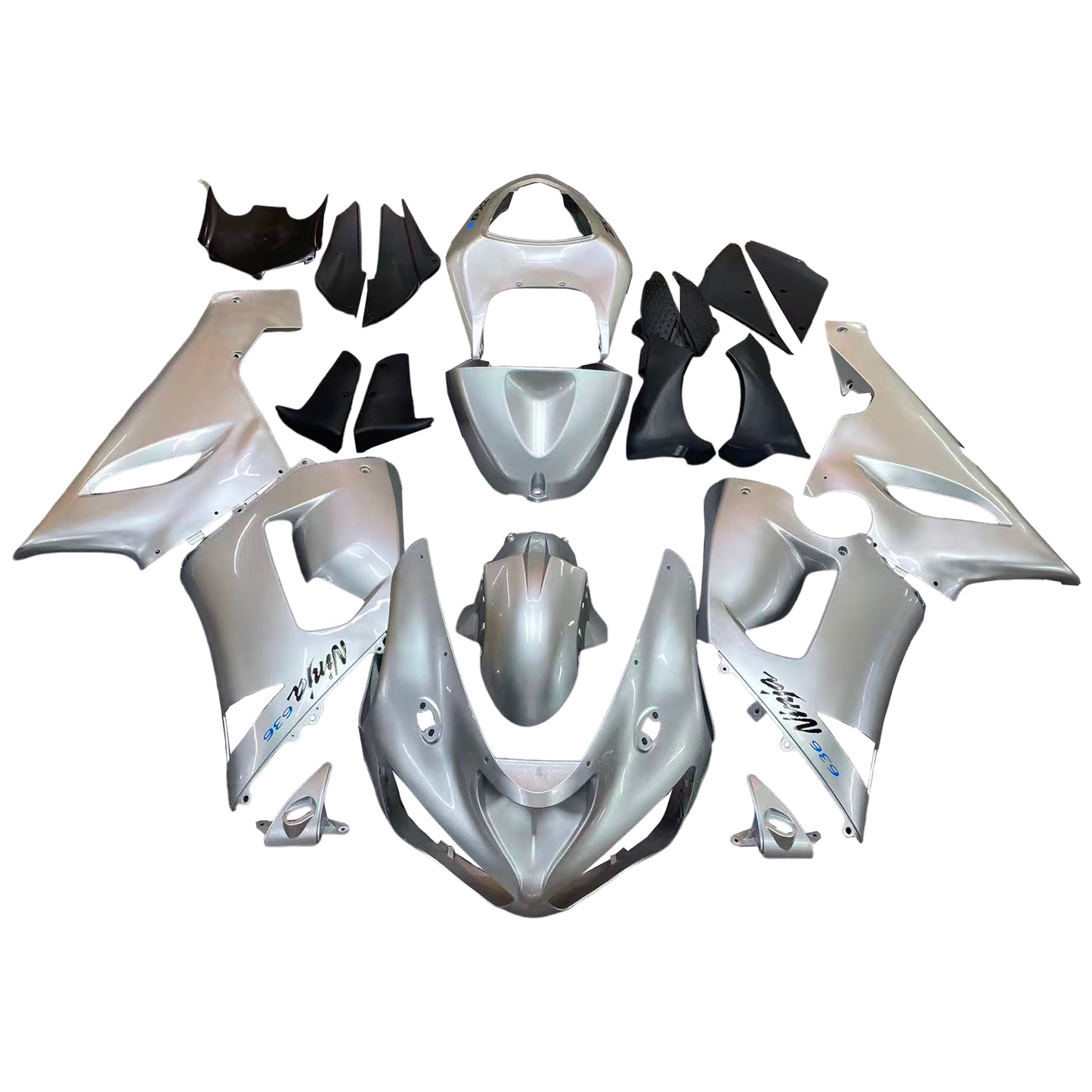 Amotopart Kawasaki 2005-2006 ZX6R 636 Sliver Disch