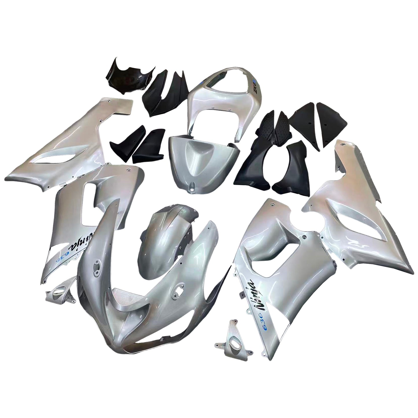 Amotopart Kawasaki 2005-2006 ZX6R 636 Sliver Disch